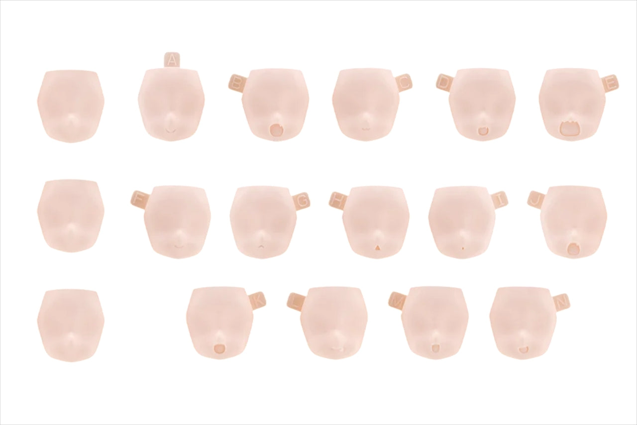 Megami Device M.S.G 10 Face Set for PUNI☆MOFU 01 Skin Color B