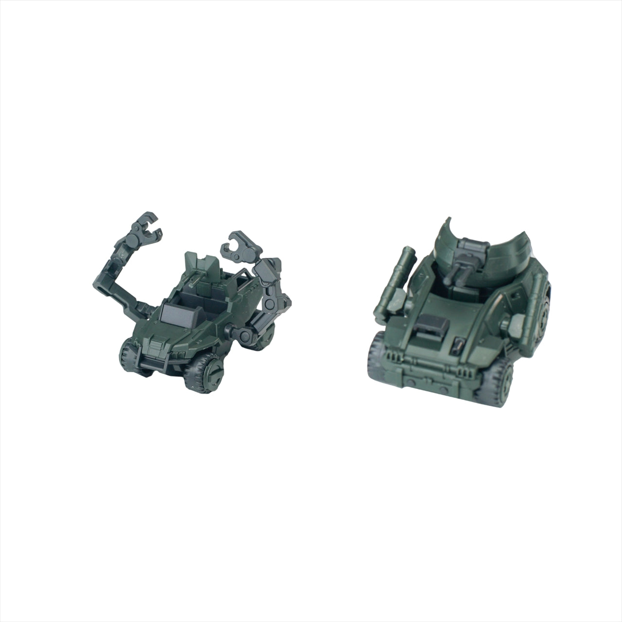 3 min project series Wildcat combat vehicle & Porcupine combat vehicle 1/18 scale Model Kit (green)