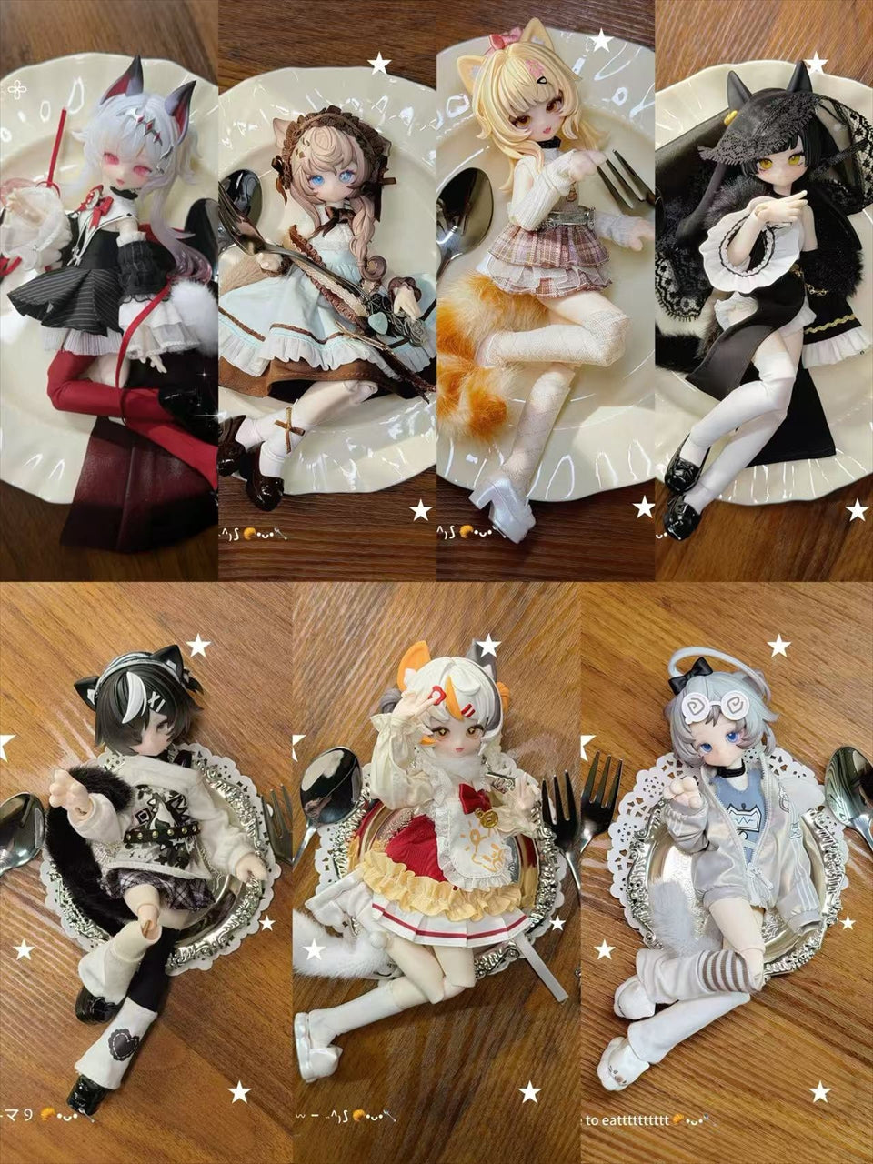 Nyan Cube Series Trading Doll 1BOX Quantity: 6