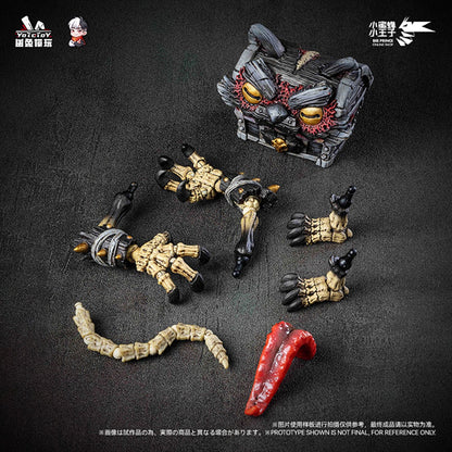 【幽兔模玩×鳩倫比耶】1/12スケール可動フィギュア キャット・ミミック宝箱怪