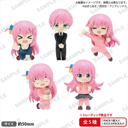 BUSHIROAD THE BOX Anime "Bocchi Za Rock!" Bocchi-chan plein de figures vol.3 <5 types au total> Quantité en 1BOX : 6