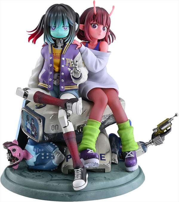 Anime «Galaxy Express Milky☆Subway» Chiharu et Makina