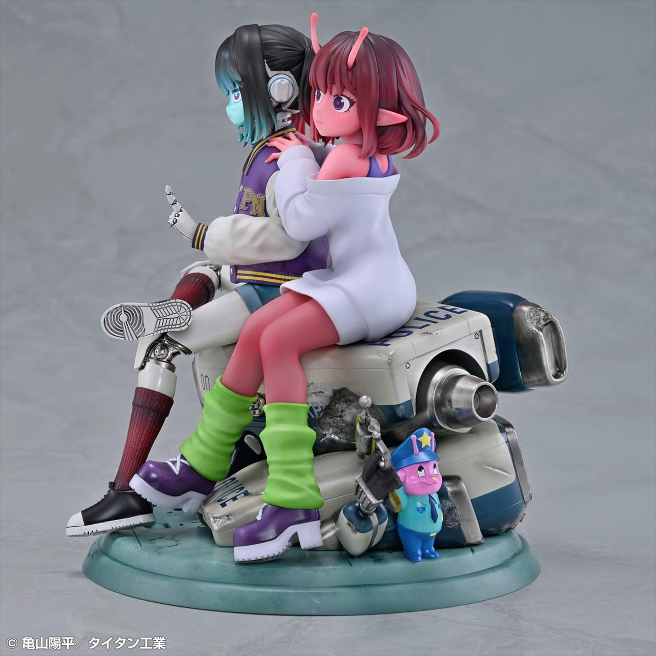 Anime «Galaxy Express Milky☆Subway» Chiharu et Makina