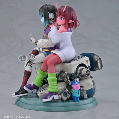Anime «Galaxy Express Milky☆Subway» Chiharu et Makina
