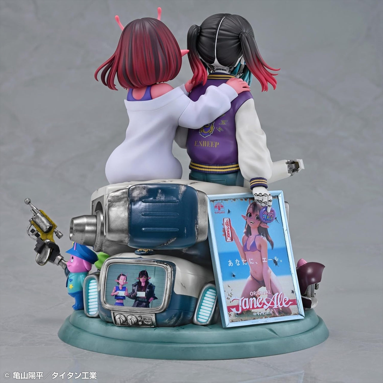 Anime «Galaxy Express Milky☆Subway» Chiharu et Makina