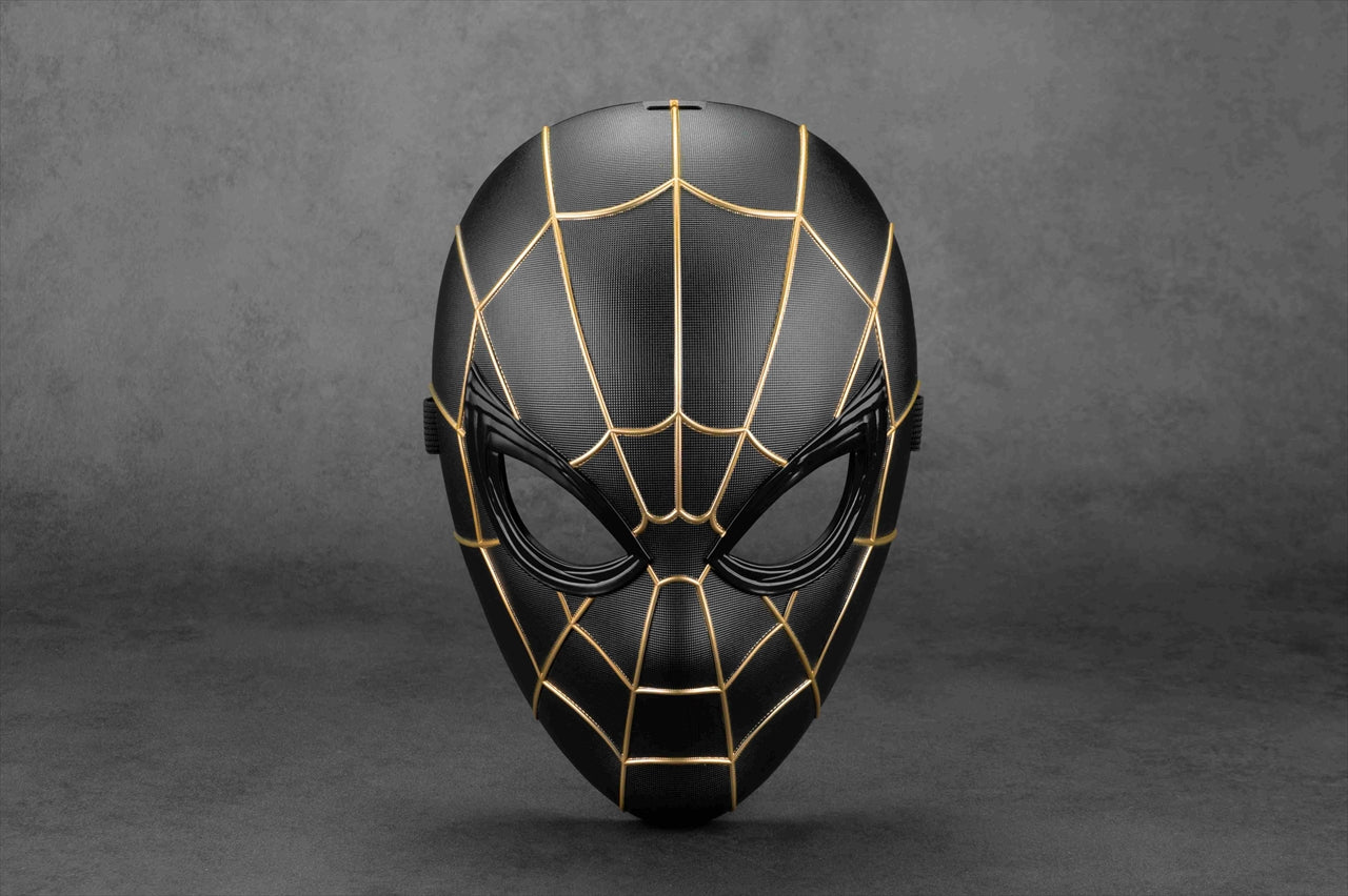 Role Play Mask Black & Gold Spider-Man