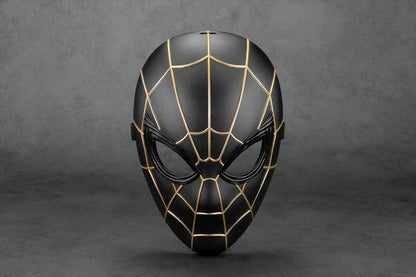 Role Play Mask Black & Gold Spider-Man