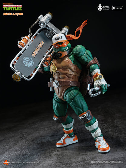 HEATBOYS HB0105 Mutant Turtles Michelangelo Scale Movable Figure Deluxe Edition