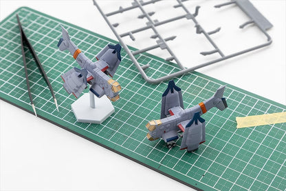 SYUTO Tiny Scale 1/350 "Rebuild of Evangelion" Close Air Support Vertical Takeoff and Landing Ground Attack Aircraft YAGR-3B