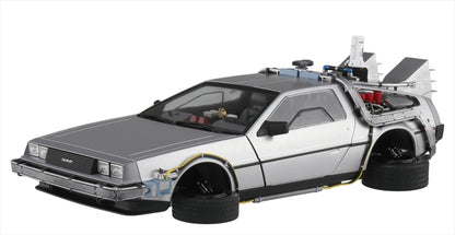 Film Mecha 1/24 Retour vers le futur, partie II Time Machine avec figurine