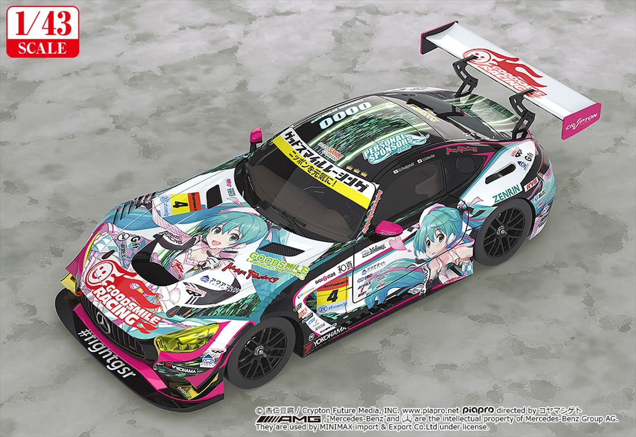 Hatsune Miku GT Project 1/43 Good Smile Hatsune Miku AMG 2019Ver.