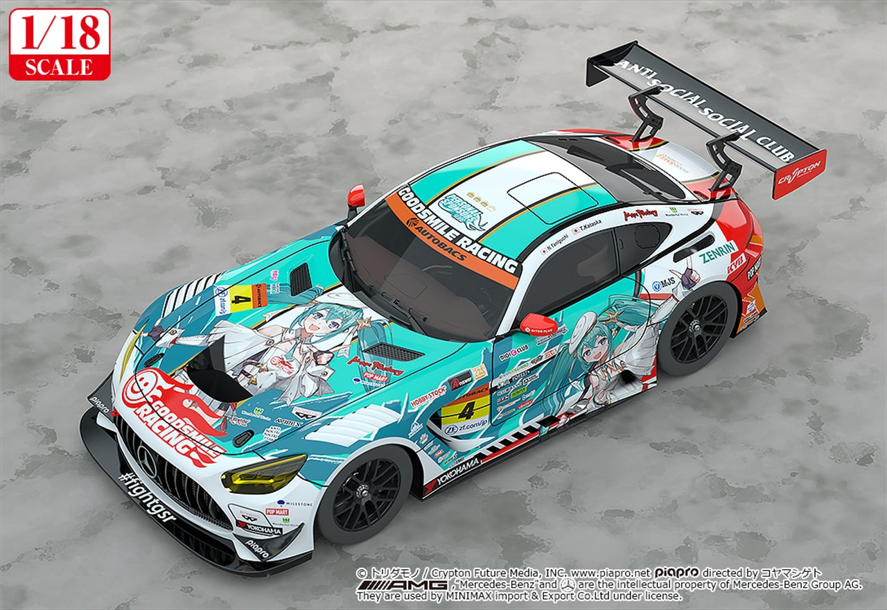 【グッドスマイルレーシング】初音ミクGTプロジェクト 1/18 グッドスマイル 初音ミク AMG 2023 開幕戦Ver.