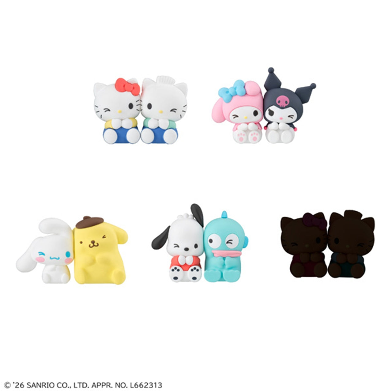 PitaCute Sanrio Characters Quantity in 1BOX: 4