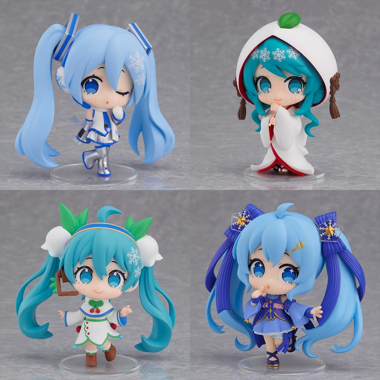 Blind Box Series Character Vocal Series 01 Hatsune Miku Snow Miku All Stars Figure Collection Vol.2 Quantity in 1BOX: 8