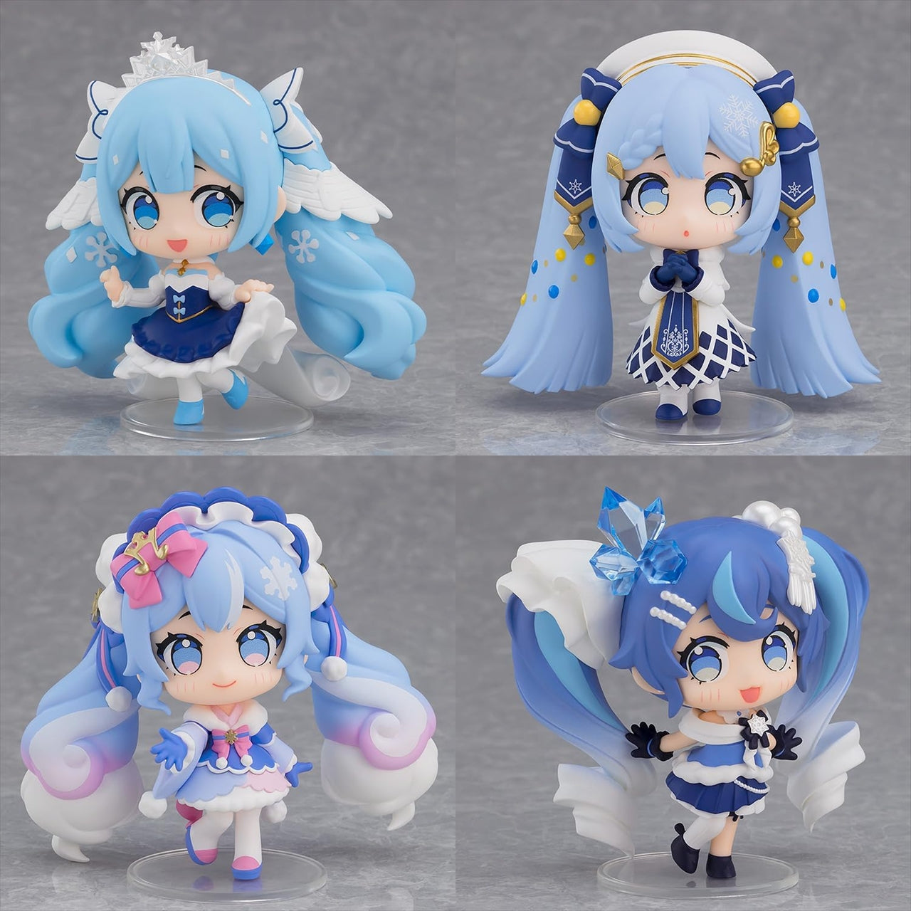 Blind Box Series Character Vocal Series 01 Hatsune Miku Snow Miku All Stars Figure Collection Vol.2 Quantity in 1BOX: 8