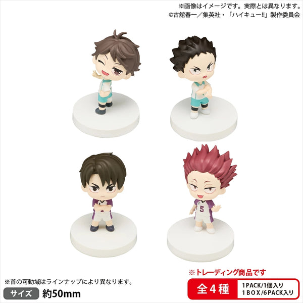 BUSHIROAD THE BOX Haikyuu! ! Miage Star Mascot Aoba Josai High School/Shiratorizawa Gakuen High School <<4 types>> Quantity in 1 box: 6
