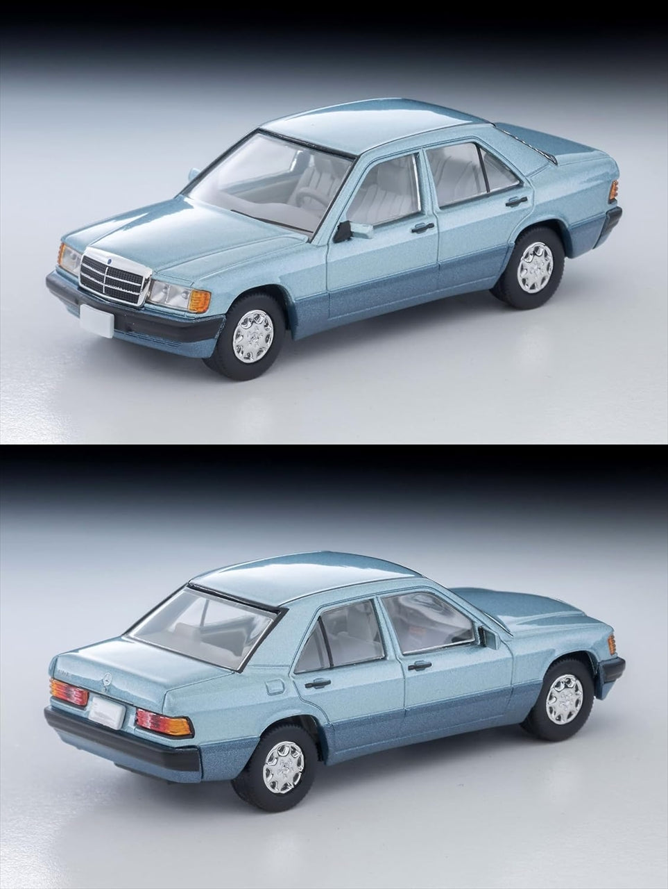 Tomica Limited Vintage Neo LV-N77c Mercedes-Benz 190 E (Bleu Perle) modèle 1992