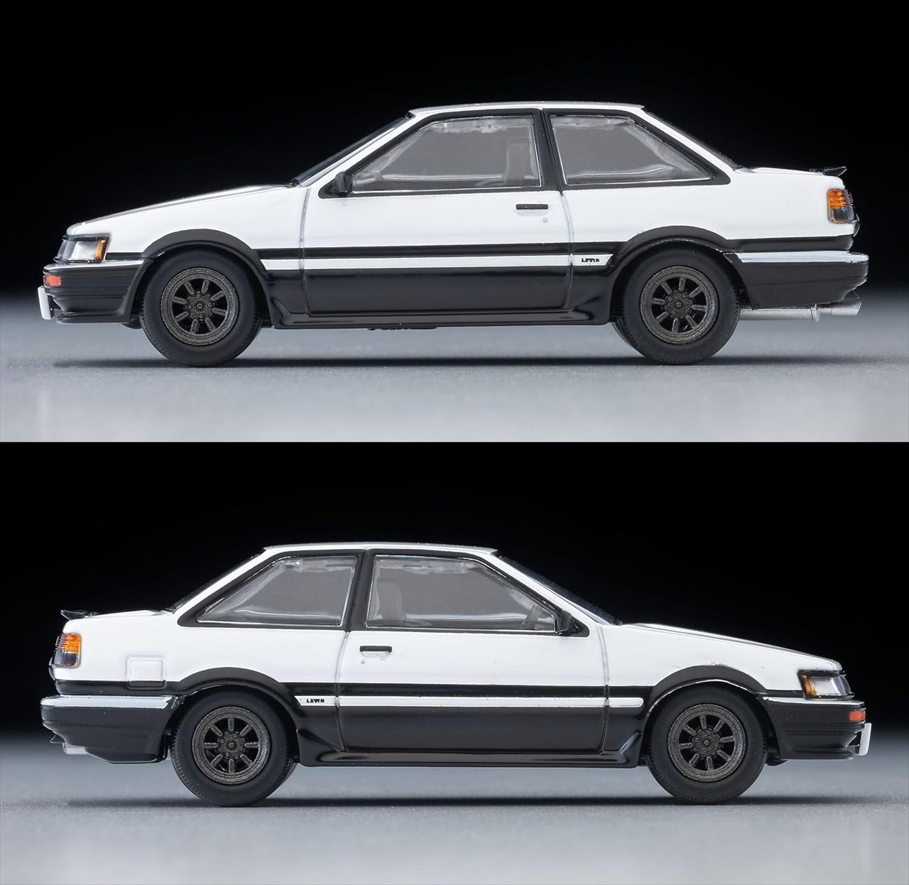 LV-N304d Toyota Corolla Levin 2 portes GT-APEX RS Véhicule équipé de roues Watanabe (blanc/noir) modèle 85 ans