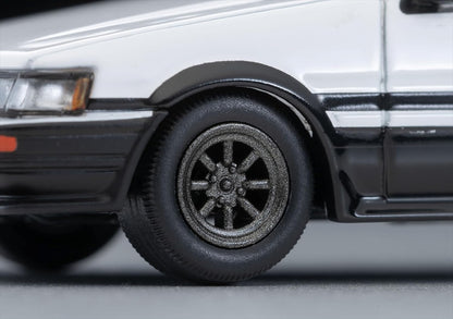 LV-N304d Toyota Corolla Levin 2 portes GT-APEX RS Véhicule équipé de roues Watanabe (blanc/noir) modèle 85 ans