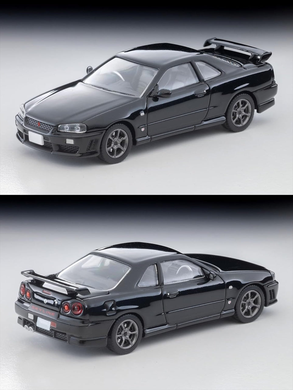 LV-N353c Nissan Skyline cupé deportivo de 2 puertas 25GT TURBO con piezas opcionales (negro) modelo 2000