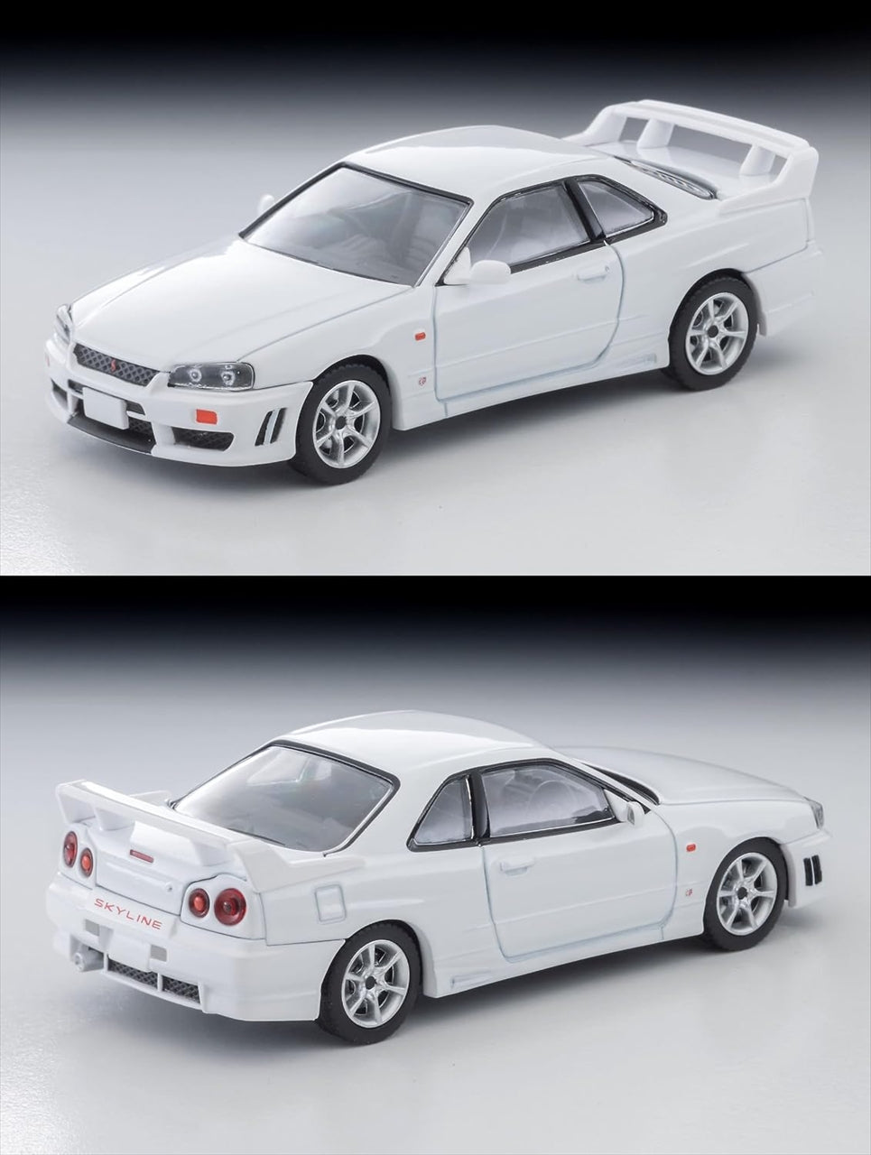 LV-N365b Nissan Skyline 2-door sports coupe 25GT TURBO with optional parts (white) 1998 model