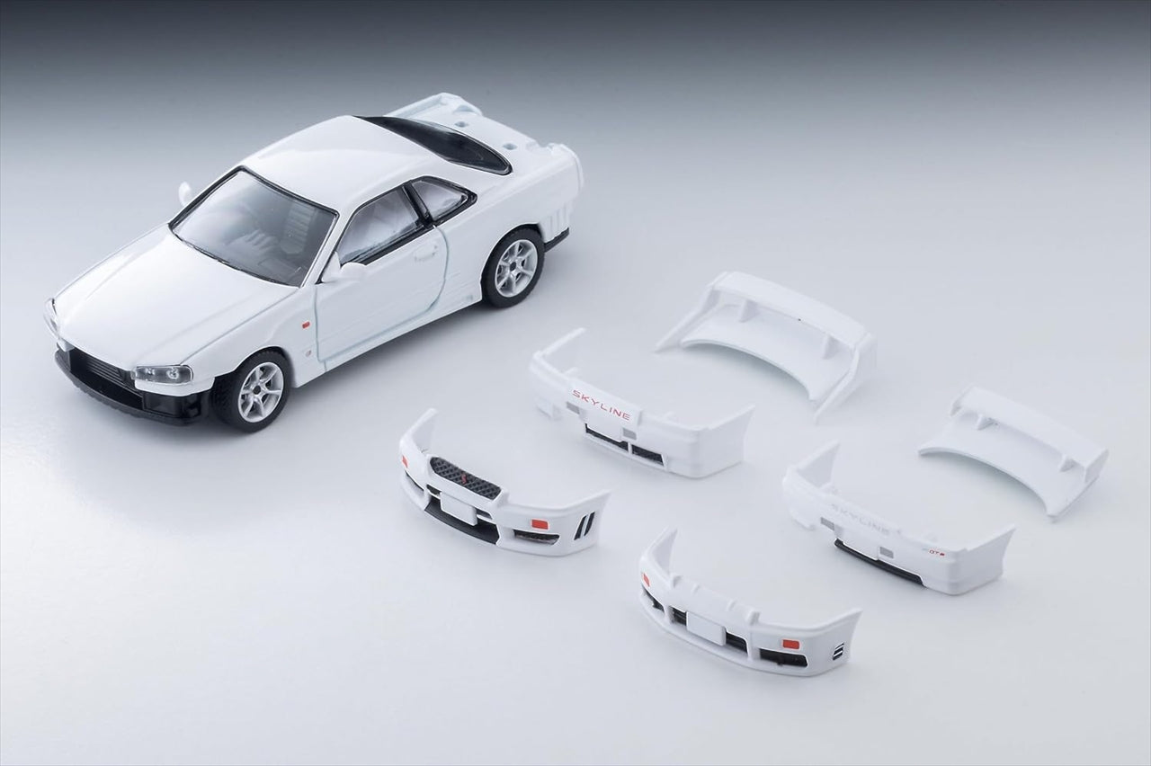 LV-N365b Nissan Skyline 2-door sports coupe 25GT TURBO with optional parts (white) 1998 model