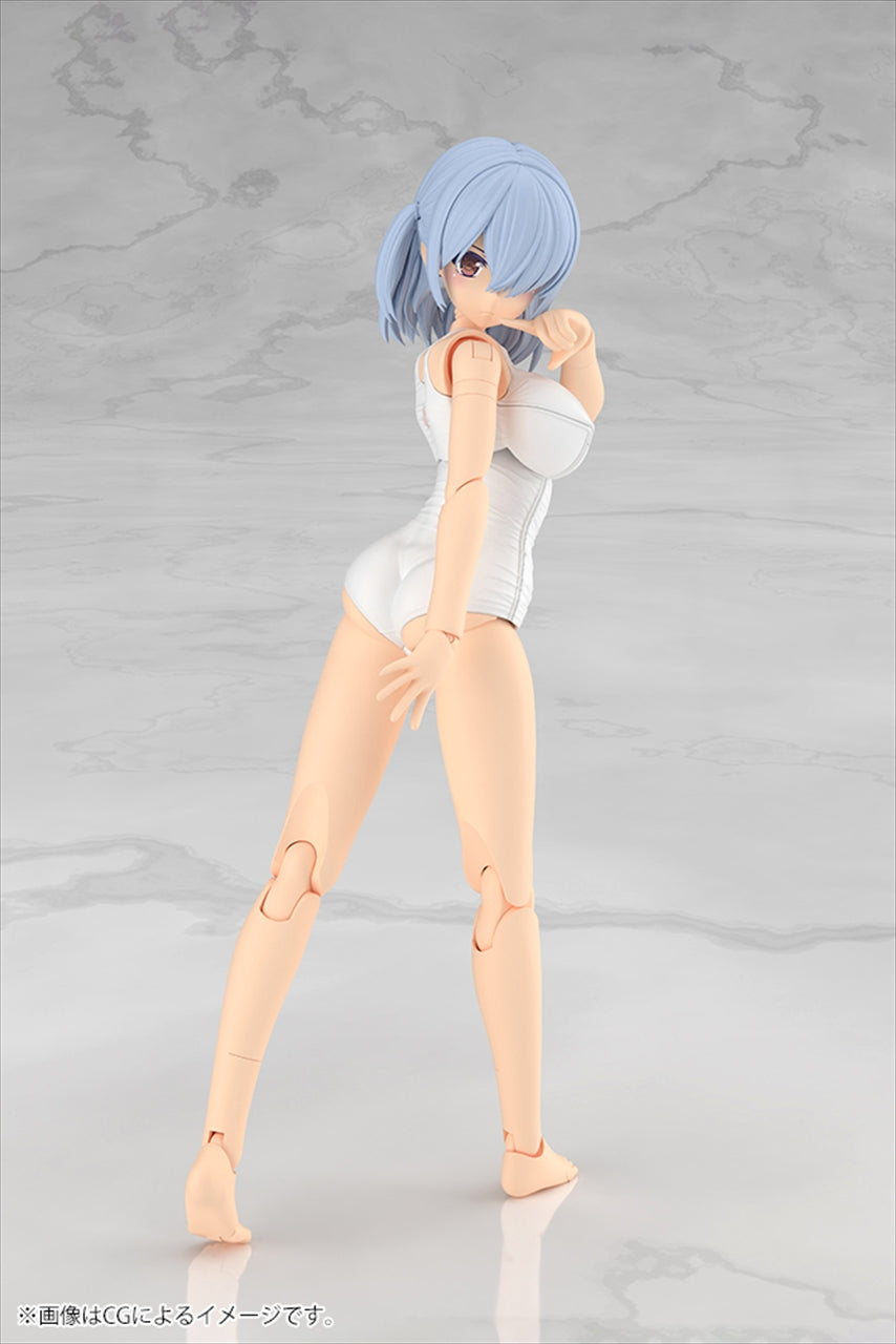Frame Arms Mädchen Mizuki School Badeanzüge Weiß Ver.