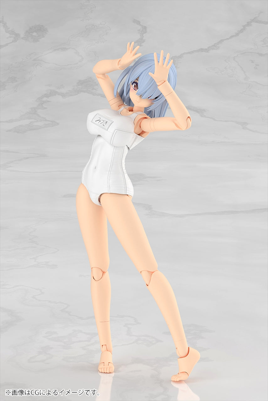 Frame Arms Mädchen Mizuki School Badeanzüge Weiß Ver.