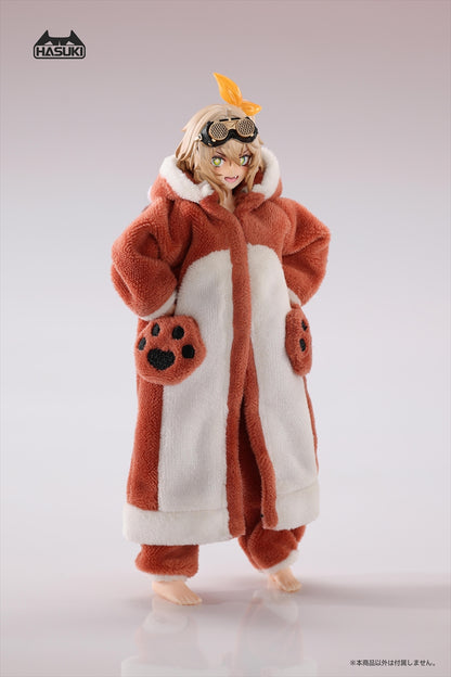 1/12CS021A Kigurumi Pajamas Bear Ver. Doll Costume (set da 20 pezzi)