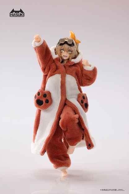 1/12CS021A Kigurumi Pajamas Bear Ver. Doll Costume (set da 20 pezzi)