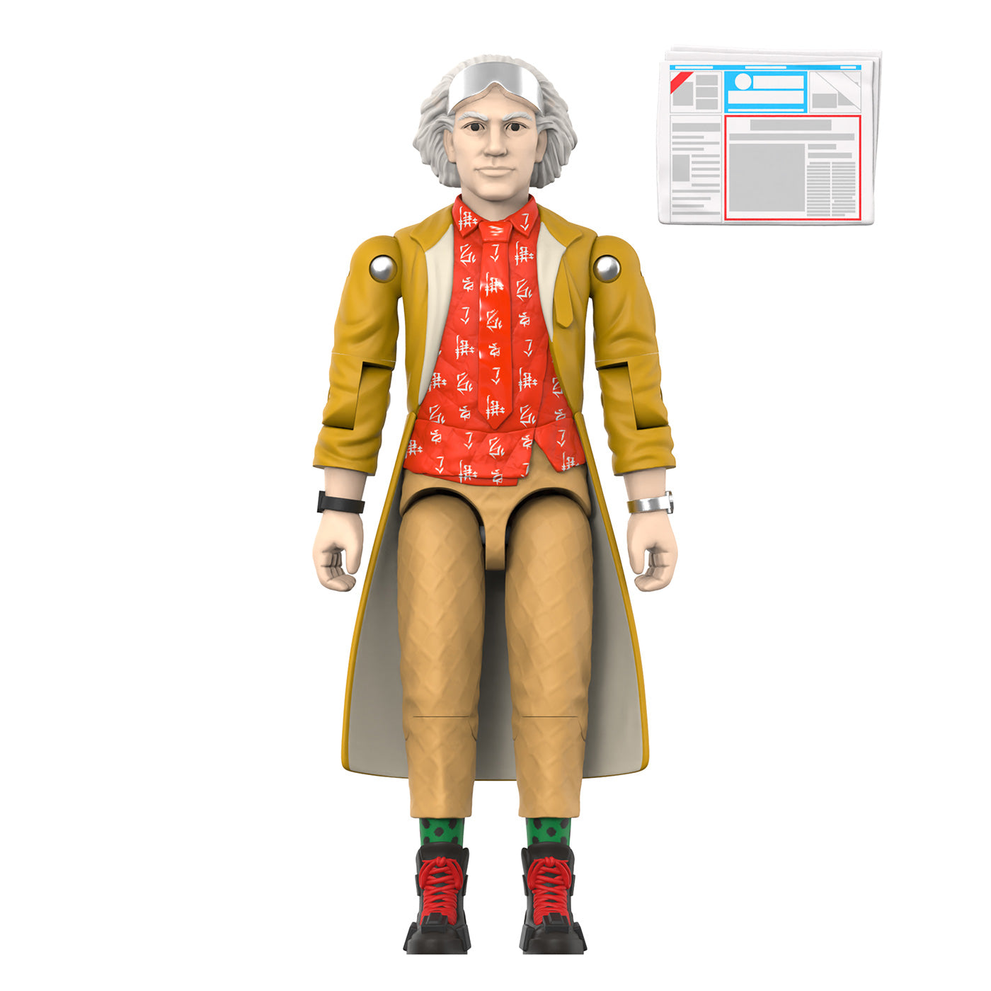 [Re-Action +] 3.75 inch action figure "Back to the Future" Series 2 Dr. Emmett Brown (2015) (1 cartone = 4 pezzi)