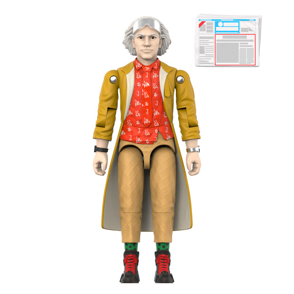 [Re-Action +] 3.75 inch action figure "Back to the Future" Series 2 Dr. Emmett Brown (2015) (1 cartone = 4 pezzi)