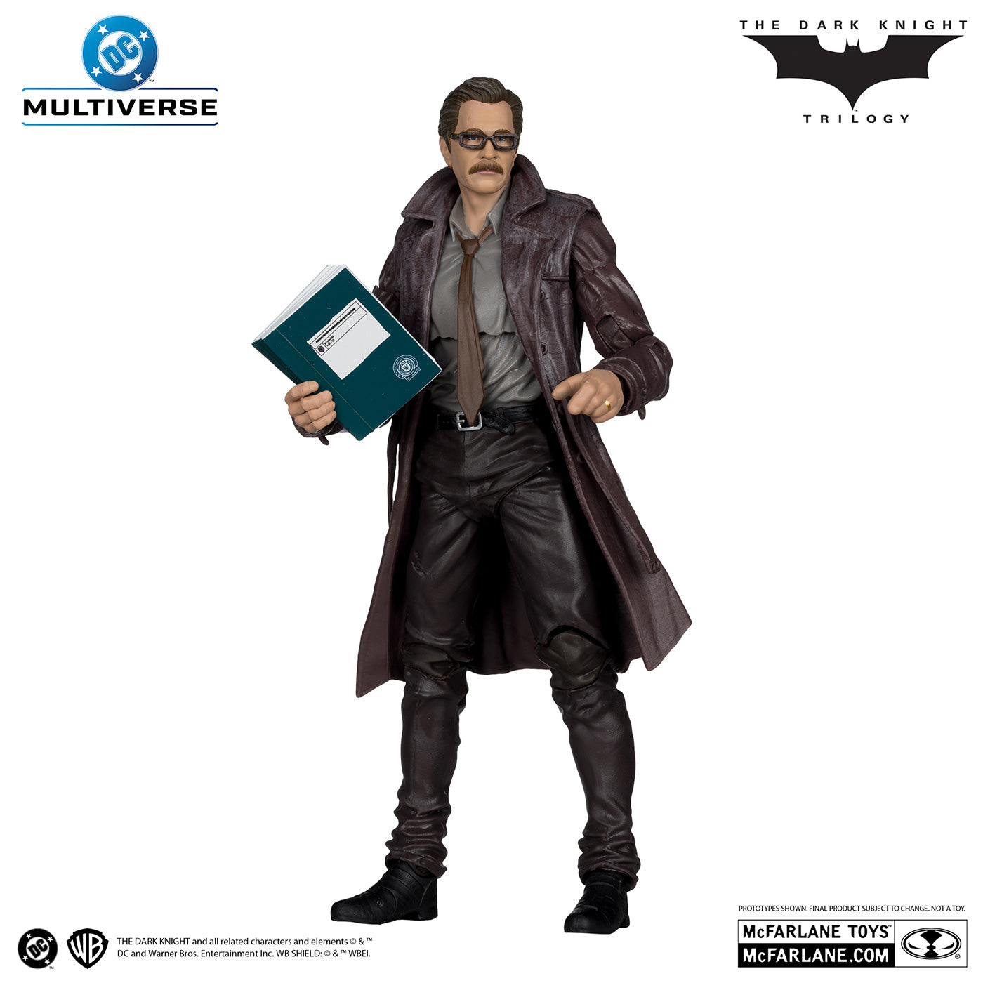 "DC" [DC Multiverse] figurine articulée 7 pouces "Deluxe Theatrical Edition" Chief Gordon [Film "The Dark Knight Trilogy"] (1 carton = 6 pièces)