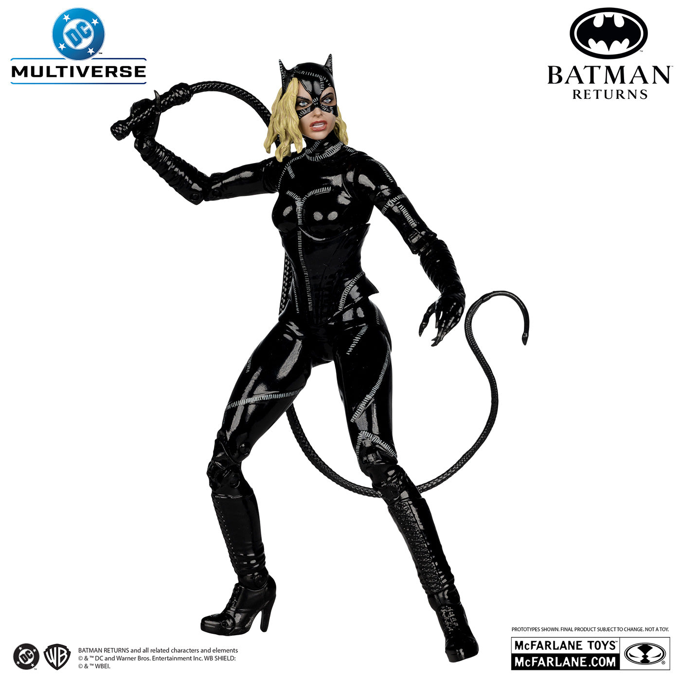 "DC" [DC Multiverse] figurine articulée 7 pouces "Deluxe Theatrical Edition" Catwoman (Battle Damage) [Film "Batman Returns"] (1 carton = 6 pièces)