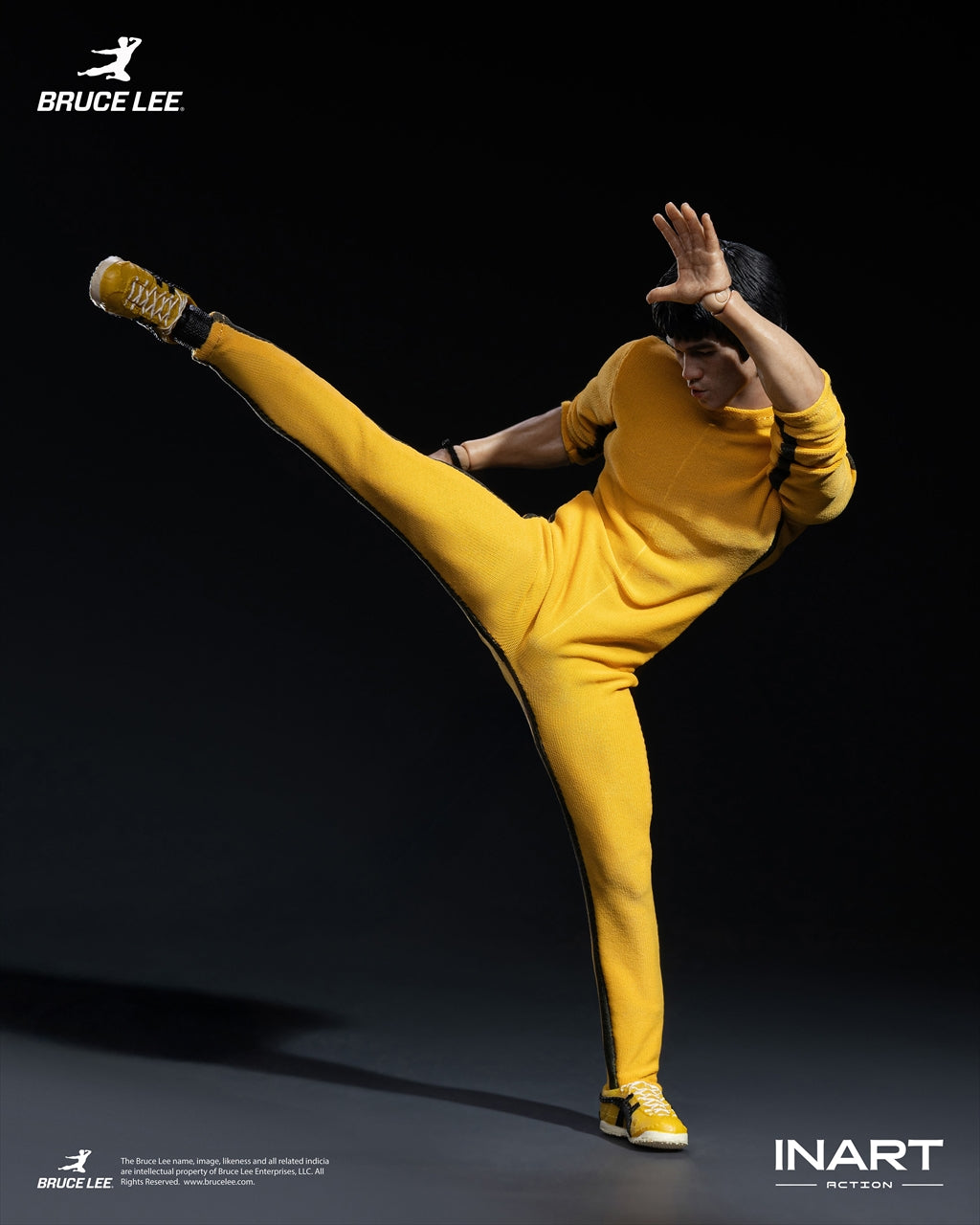 INART Action - Bruce Lee (Yellow Jumpsuit) 1/12 Scale Action Figure