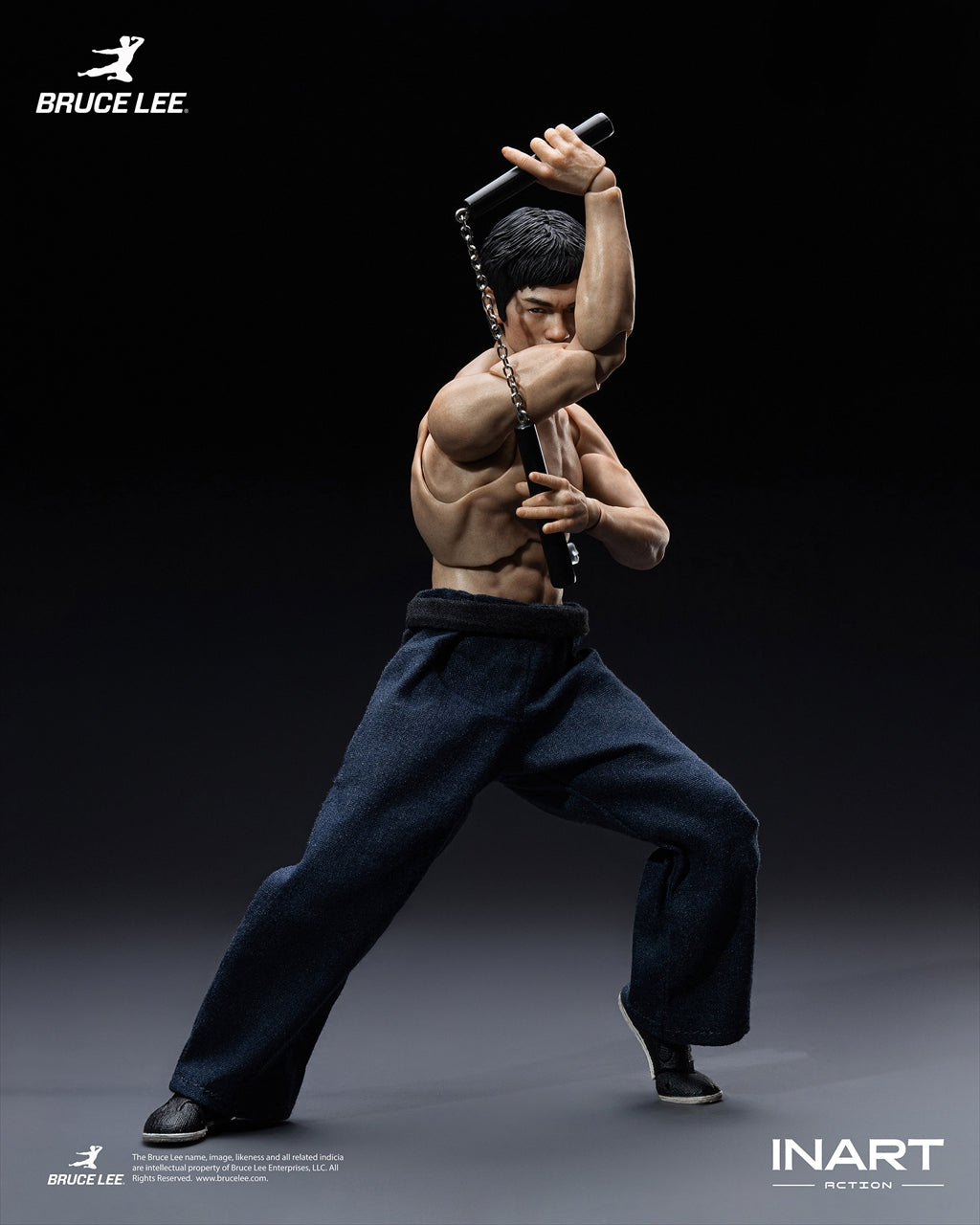 【INART】INART Action(インアート・アクション)― ブルース・リー(カンフー衣装)1/12スケール アクションフィギュア