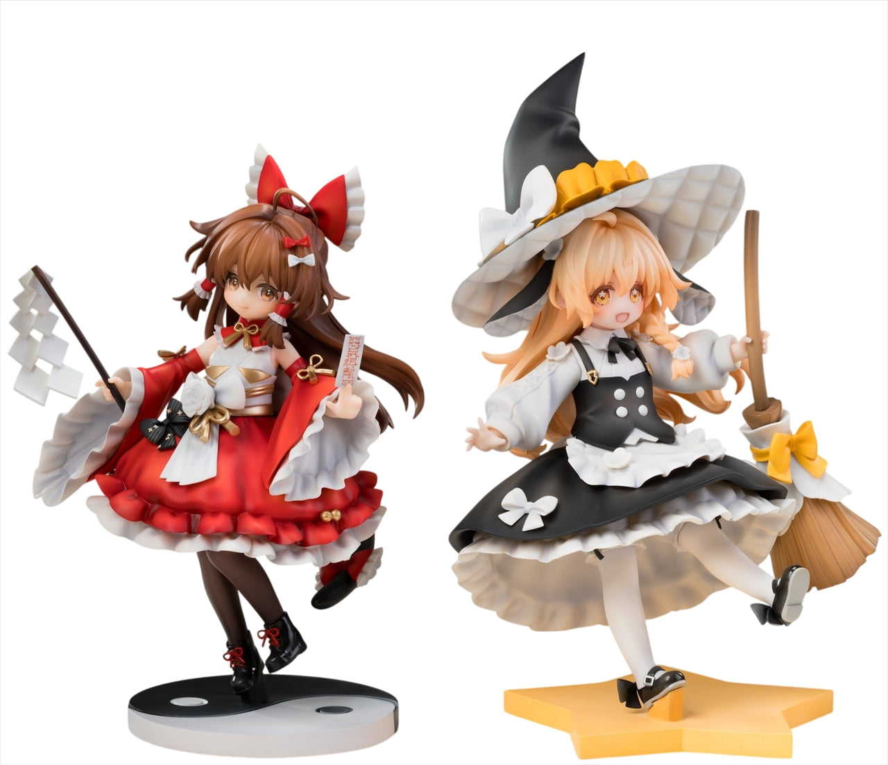 Reverse Palm Spirit Touhou Project Reimu Hakurei & Marisa Kirisame Complete Figure