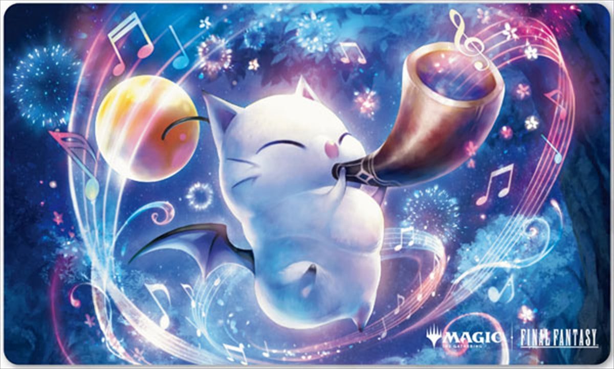 "Magic: The Gathering--FINAL FANTASY" Tapete de goma para el jugador MFR-09 Arte de la caja de escena "Guirnalda del Templo del Caos"