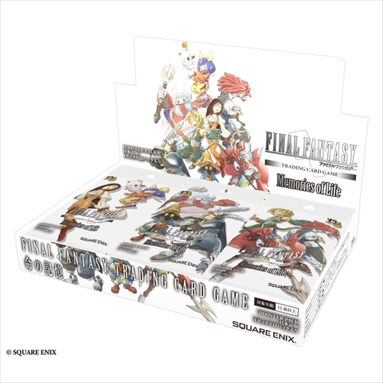 FF-TCG Booster Pack Mémoire de Vie Version Japonaise 1BOX Quantité : 18