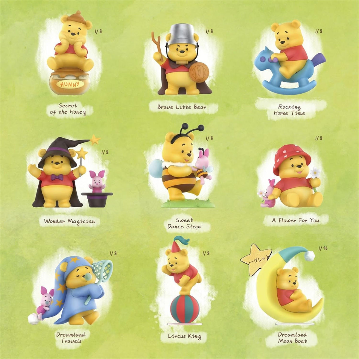 52TOYS BLINDBOX Pooh's Fairy Tail World Quantity in 1BOX: 8