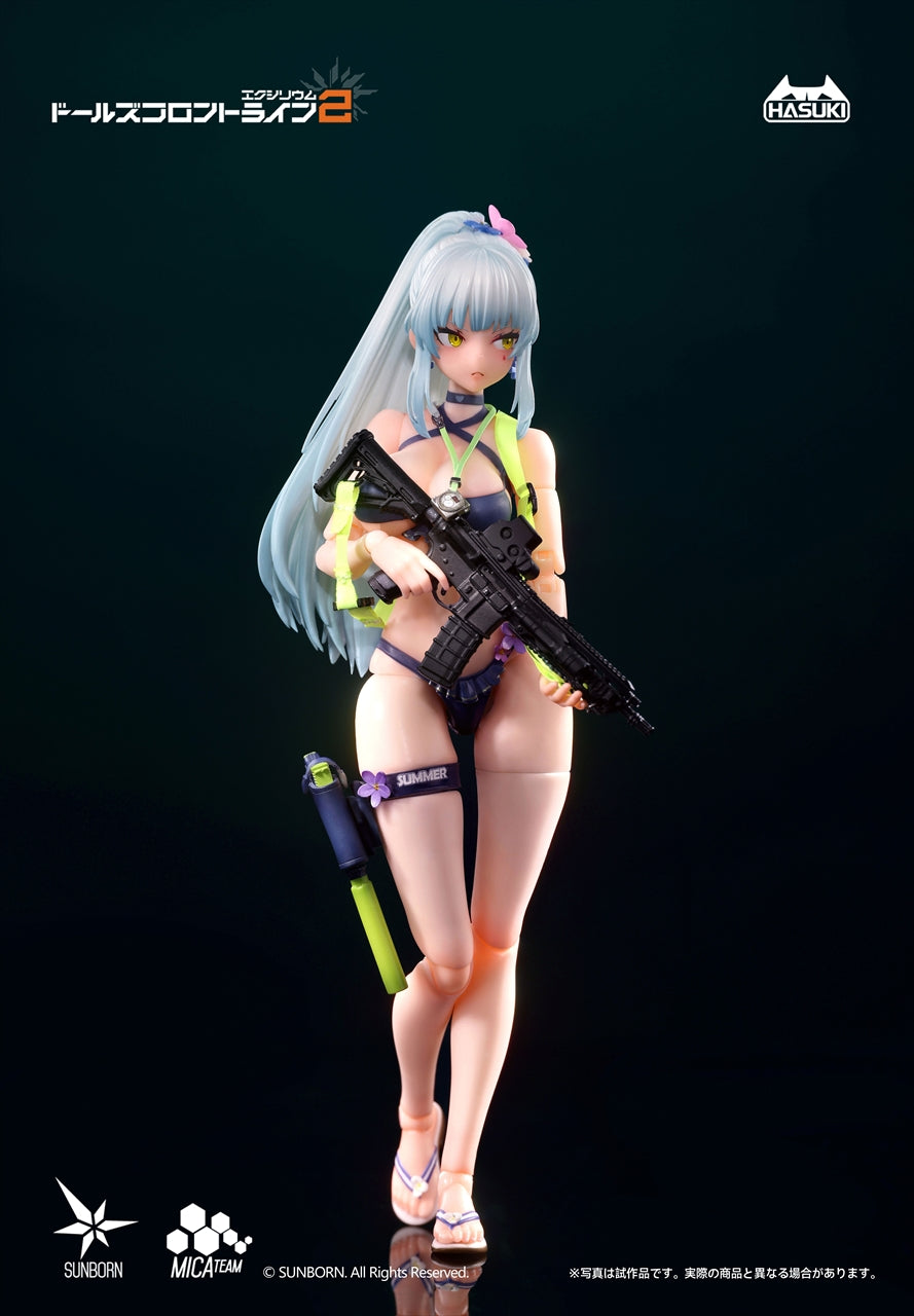 art de poche PA013 Poupées Frontline 2 : Excilium Kurukai Aoki Kiseki Ver. Version régulière 1/12 Figurine terminée