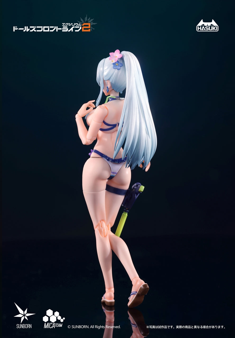 【HASUKI】pocket art PA013 ドールズフロントライン2：エクシリウム クルカイ 蒼き軌跡Ver. 豪華版 1/12 完成品アクションフィギュア