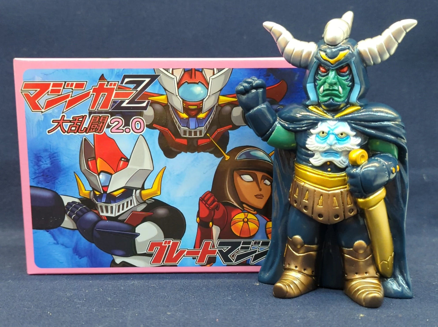 KAIJU ONE Mazinger Z Great Brawl 2.0 Dark General Dark Blue Molding/Green/Gold/Silver