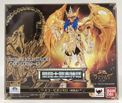 BANDAI Saint Seiya Myth Cloth EX Masami Kurumada Scorpion Milo (God Cloth)/God Cloth