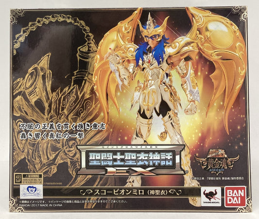 BANDAI Saint Seiya Myth Cloth EX Masami Kurumada Scorpion Milo (God Cloth)/God Cloth