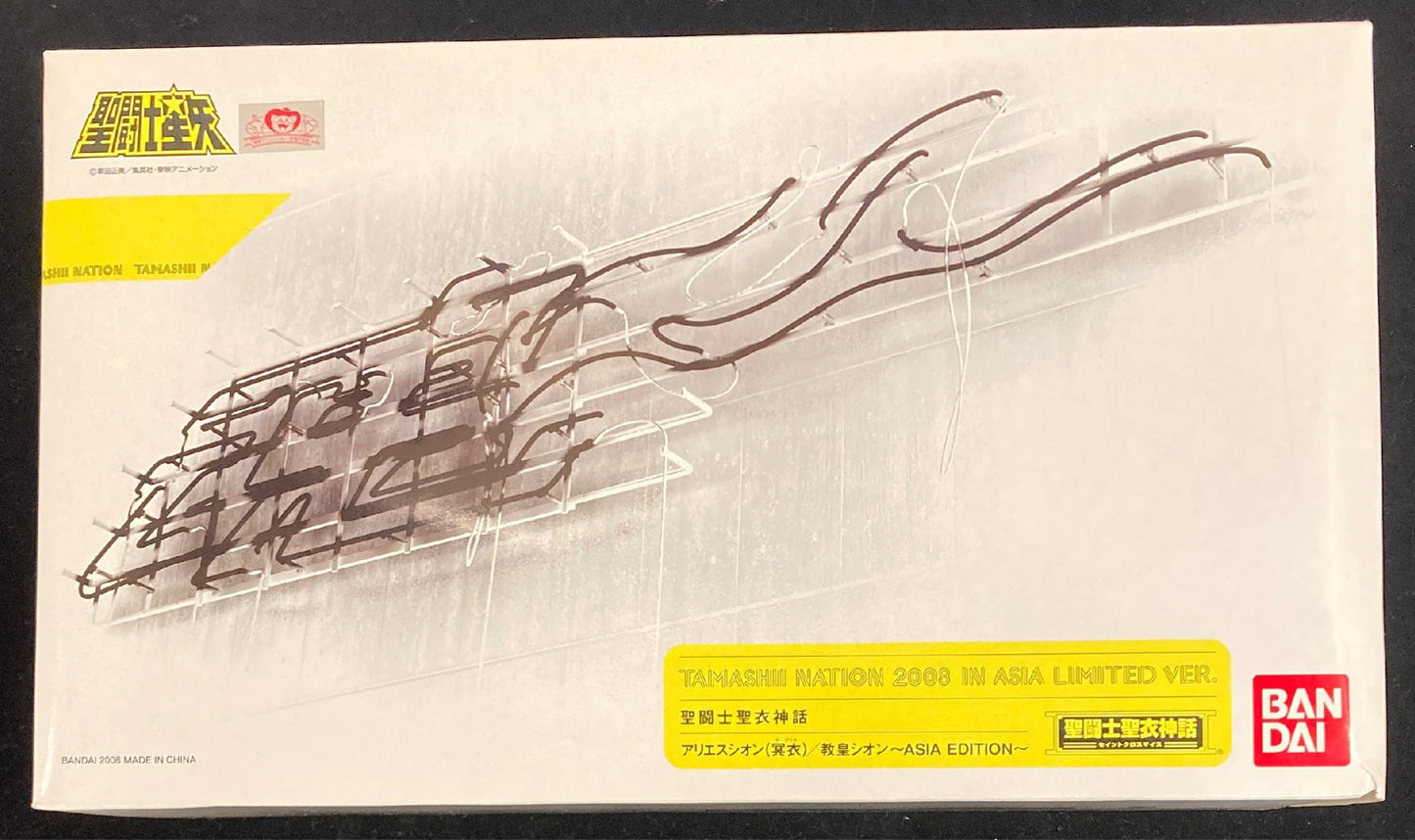 Bandai Saint Seiya Myth Cloth Aries Shion (Surplice) Grand Pope Shion Asia Edition Tamashii Nation Asia Exclusive