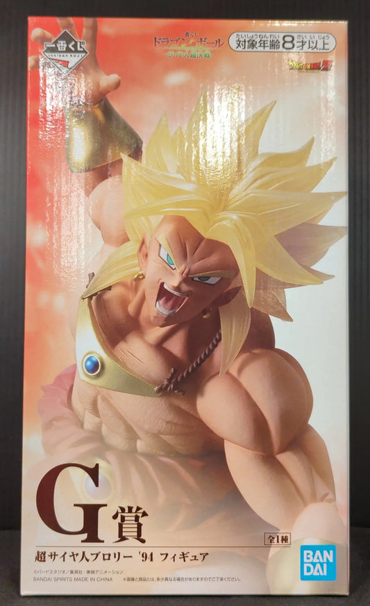 Bandai Spirits Ichiban Kuji Dragon Ball Super Saiyan Battle G Prize Super Saiyan Broly 94 Figure