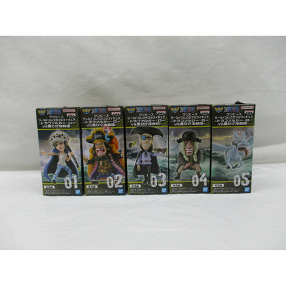 One Piece World Collectable Figure Trafalgar Law VS Blackbeard Pirates Set of 5 Types