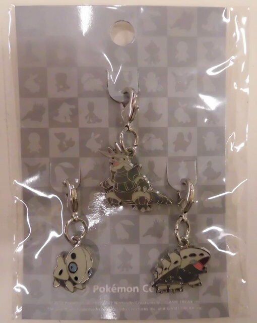 Pokemon Center Metal charm 304 305 306 Pokemon Cocodra Kodora Lab Scodra