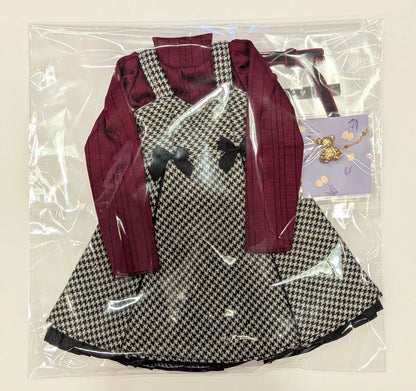-MIEL- MDD (S/M/L bust) Winter Outing Dress - Houndstooth